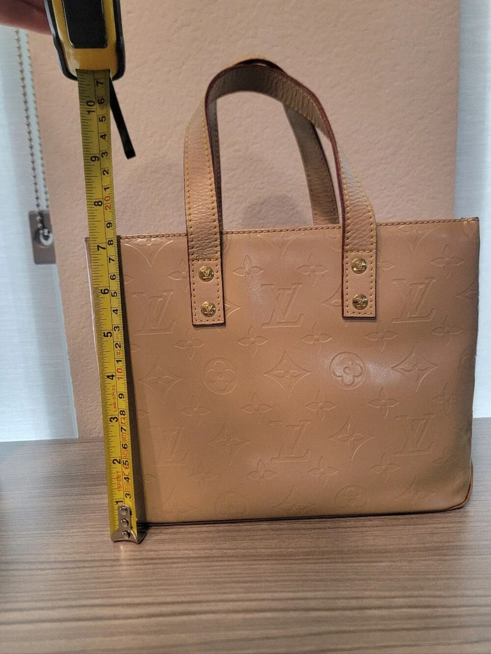 Louis Vuitton Monogram Vernis Reade PM Tote Bag - Beige + NEW Felt Organizer